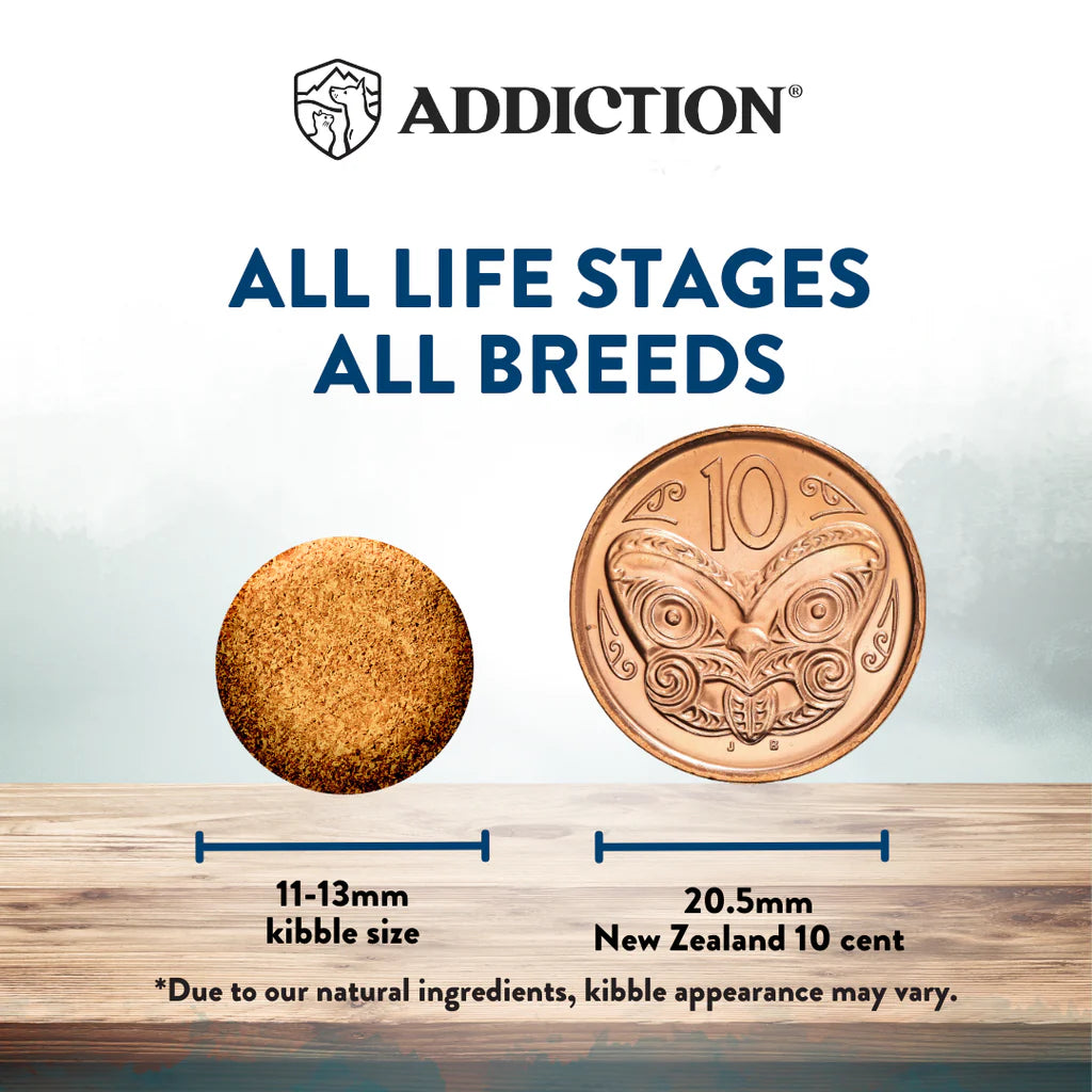 Addiction Biscuits Addiction Wild Island Pacific Catch Salmon Mackerel & Hoki Dog Dry Food