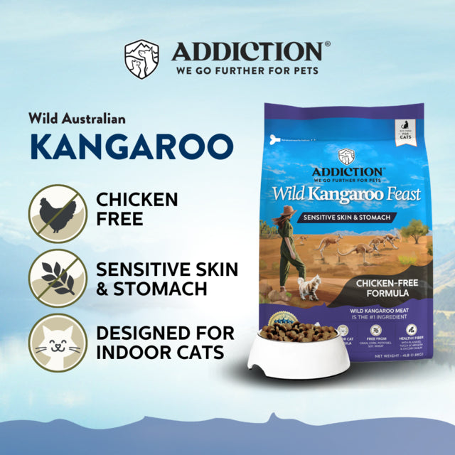 Addiction Biscuits Addiction Wild Kangaroo Feast Cat Food 1.8kg