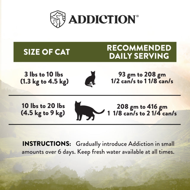 Addiction Canned Food Addiction Wild Island - Highland Meats Lamb & Beef Wet Cat Food 185g