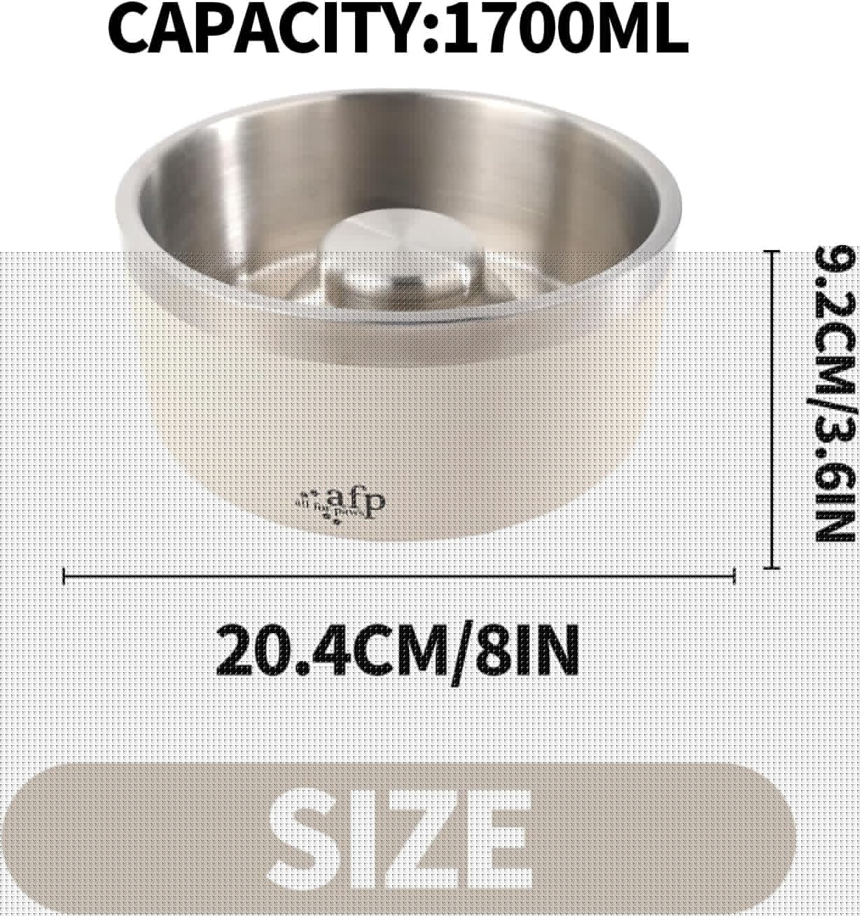 AFP bowls AFP Slow Feeding Stainless Bowl