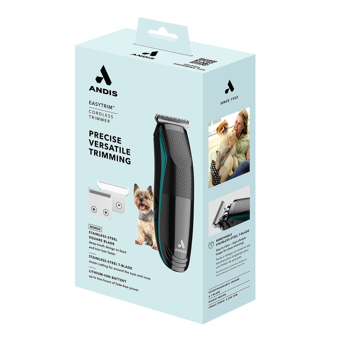 Andis Grooming Aids Andis Easy Trim Trimmers with extra T-Blade