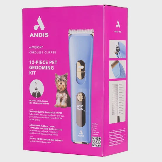 Andis Grooming Aids Andis enVISION Cordless Clipper Pet Grooming Kit