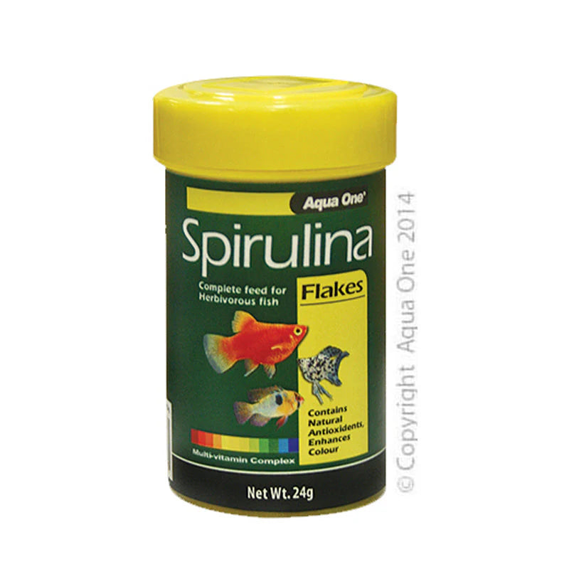 Aqua One fish food Aqua One Spirulina Flakes 24g
