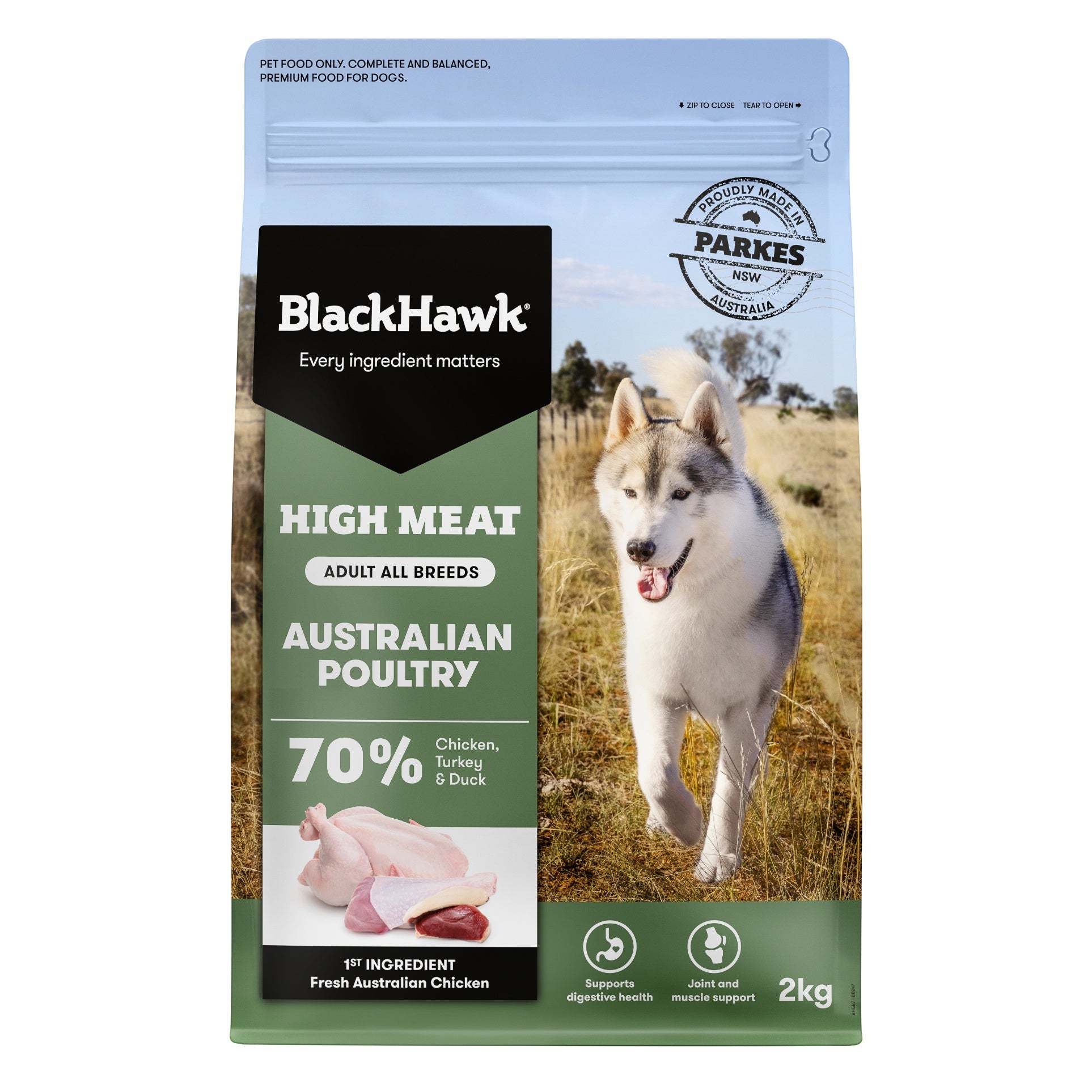 Black Hawk Biscuits Black Hawk Adult High Meat Poultry 2kg
