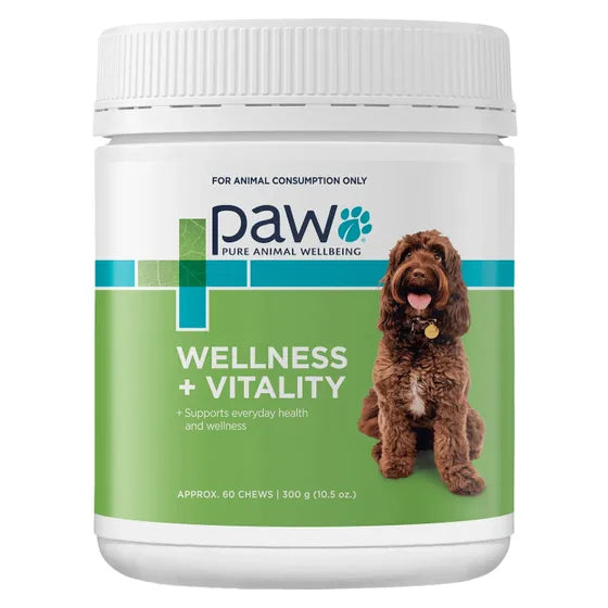 Blackmores Supplements PAW Wellness + Vitality Multivitamin Chews for Dogs 300g