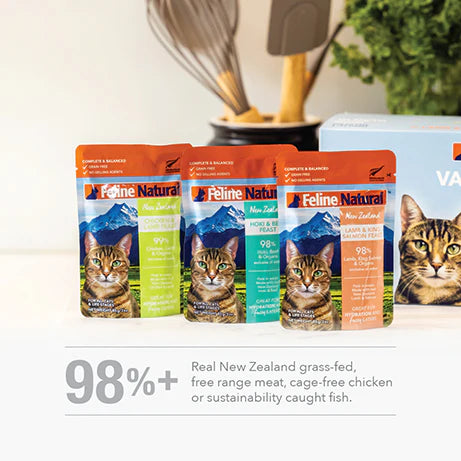 Feline Natural Canned Food Feline Naturals Mixed Flavour Variety Pack 12 x 85g