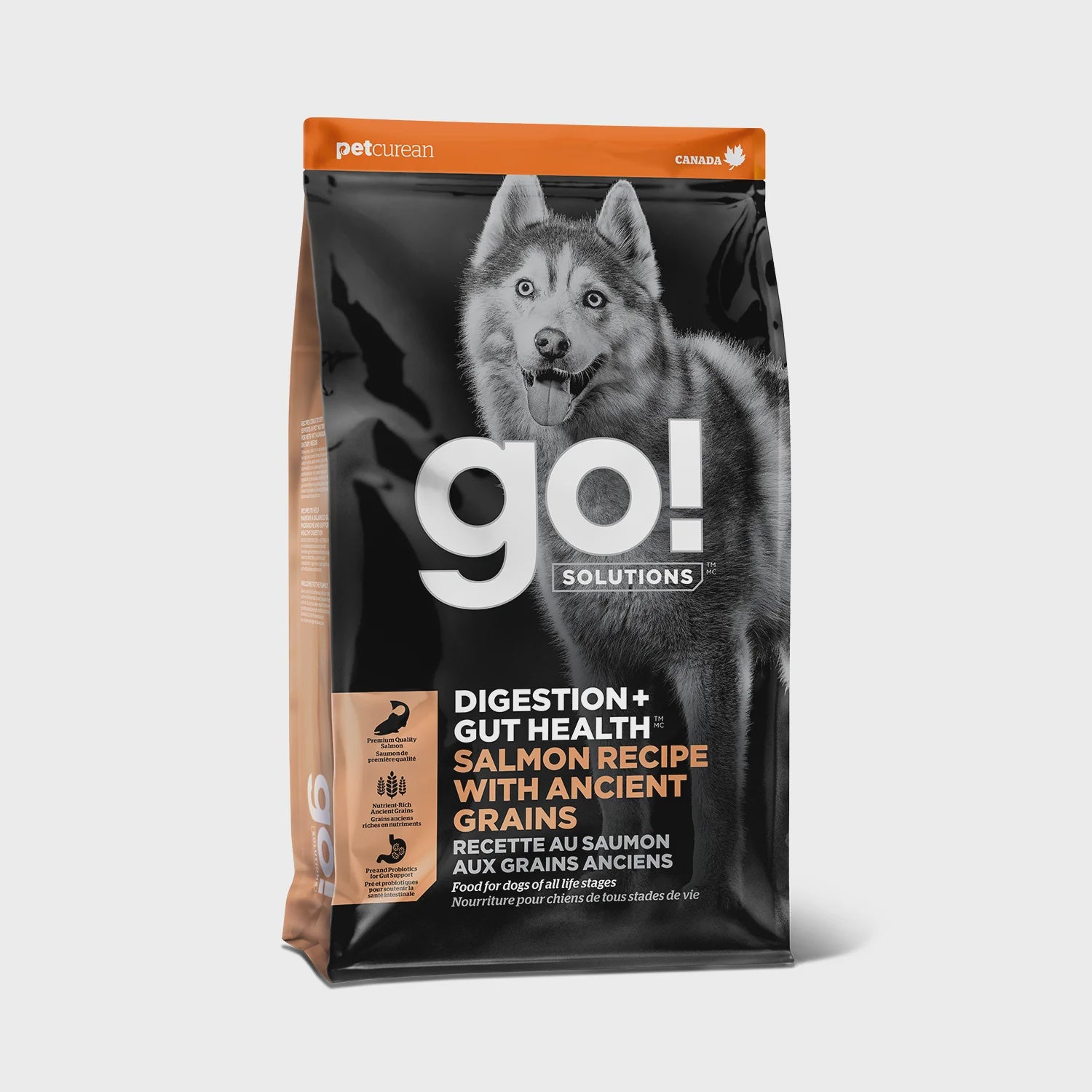 GO! Biscuits Go! Solutions Digestion + Gut Health Salmon Recipe with Ancient Grains Dog Food 1.6kg