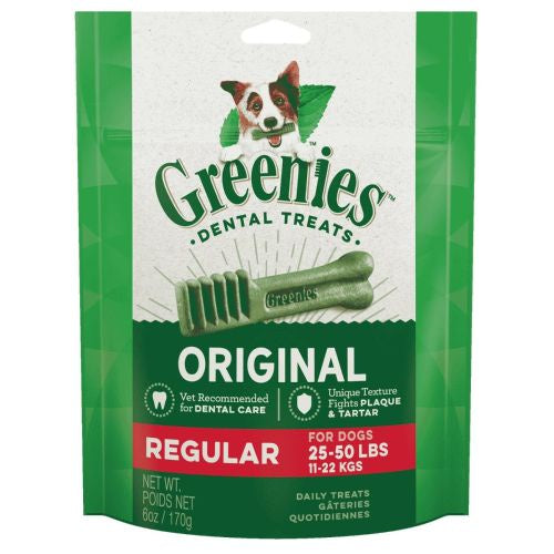 Greenies Treats Greenies Original Regular Dog Dental Chew 12 Pack