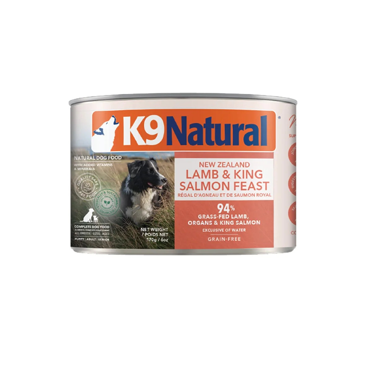 K9 Natural Canned Food K9 Natural NZ Lamb & King Salmon Canned Dog Food