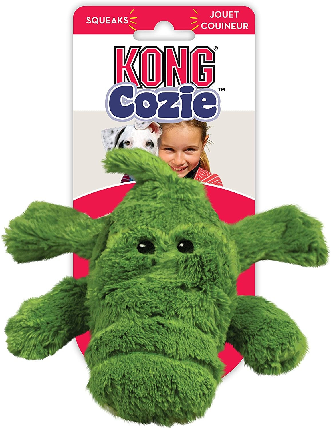 Kong Toys KONG Cozie Ali Alligator Dog Toy XL