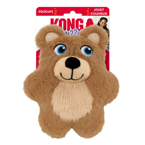 Kong Toys Teddy Bear Kong Snuzzles Kiddos Dog Toy Small