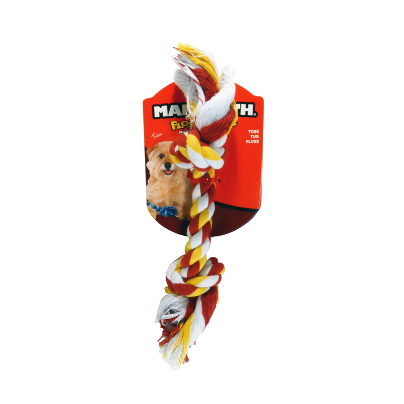 mammoth Toys Small 22cm Mammoth Rope Bone