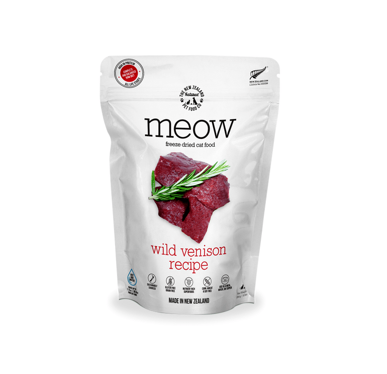 meow Treats Meow Wild Venison Freeze Dried Cat Bites 50g