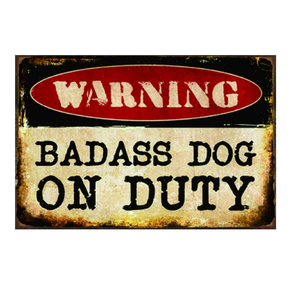 Mt Meru accessories Bad Ass Dog Metal Wall Art