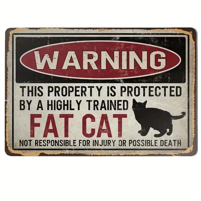 Mt Meru accessories Fat Cat Metal Wall Art