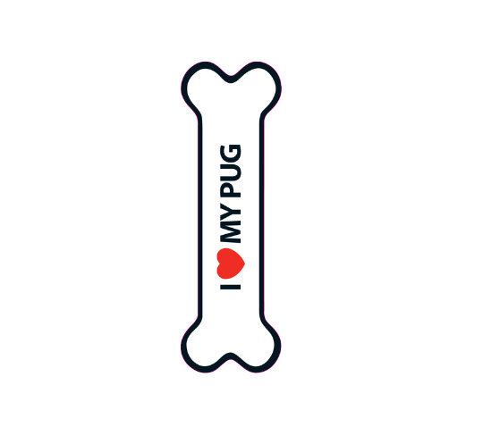 Not specified accessories Magnet - I Love My Pug