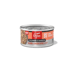 Orijen Canned Food Orijen Cat Salmon & Chicken Entree, Chunks & Shreds in Bone Broth