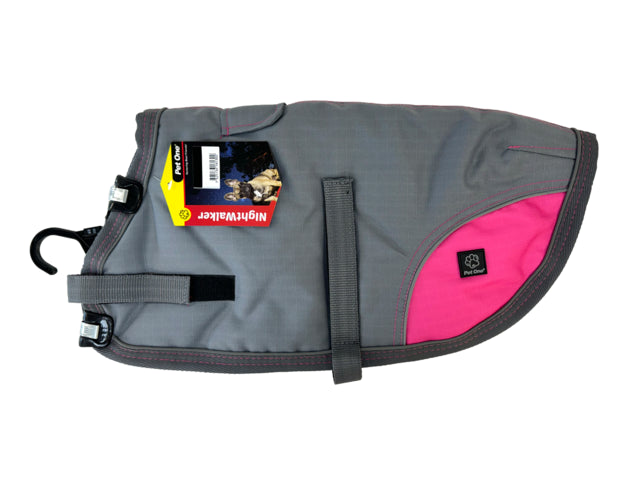 Pet One Apparel Nightwalker Dog Coat Waterproof/Reflective