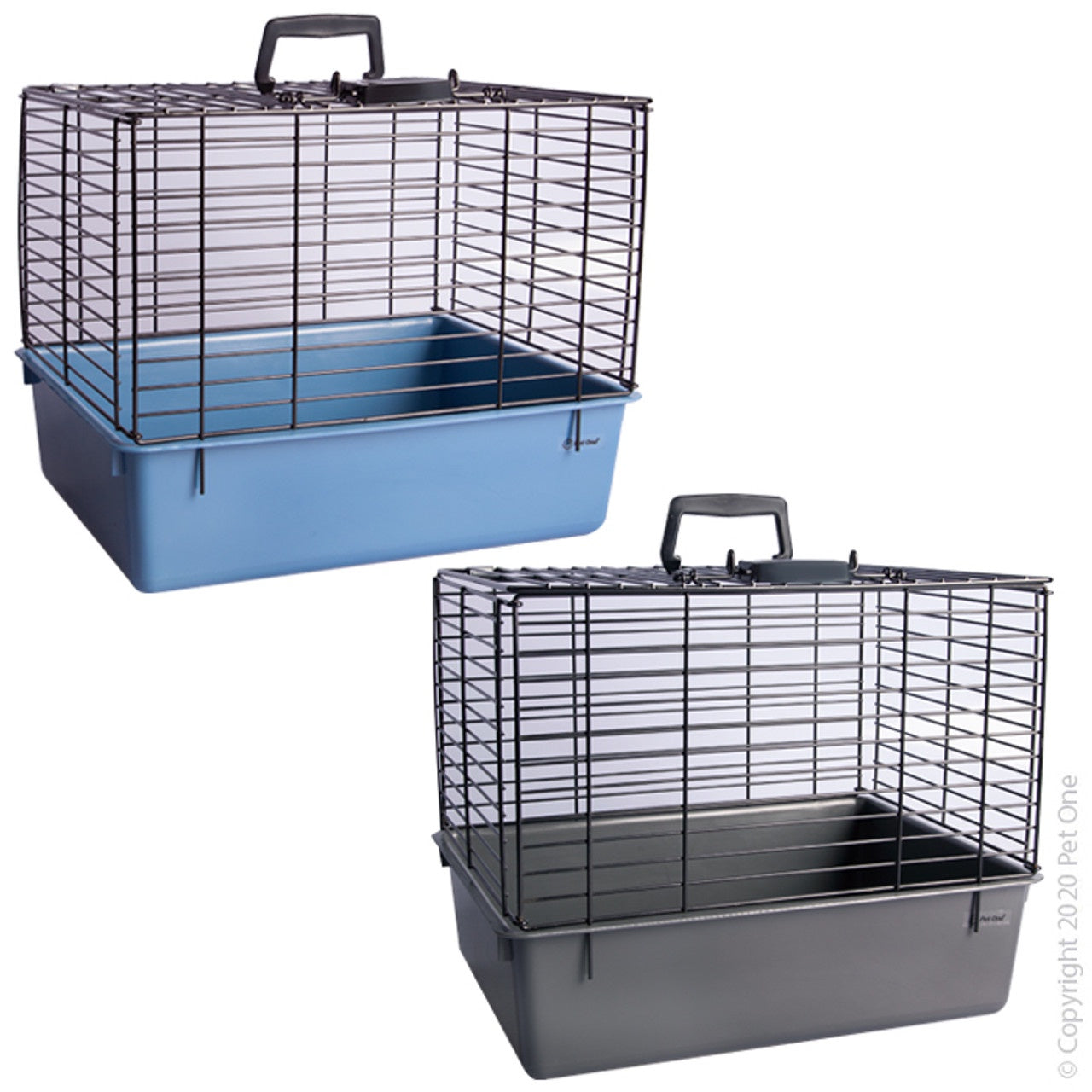 Pet One Crates/Cages Pet One Vet Cat Carry Cage Wire Top 42x35x30cm