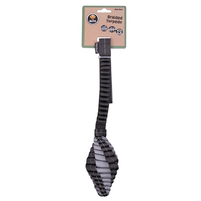 Pet One Toys Blitz Braided Torpedo