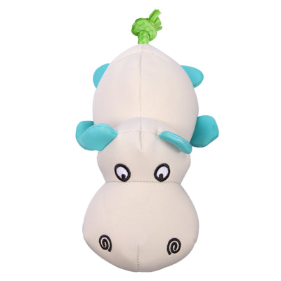 Pet One Toys Squeaky Hippo with Rope Splash Dog Toy