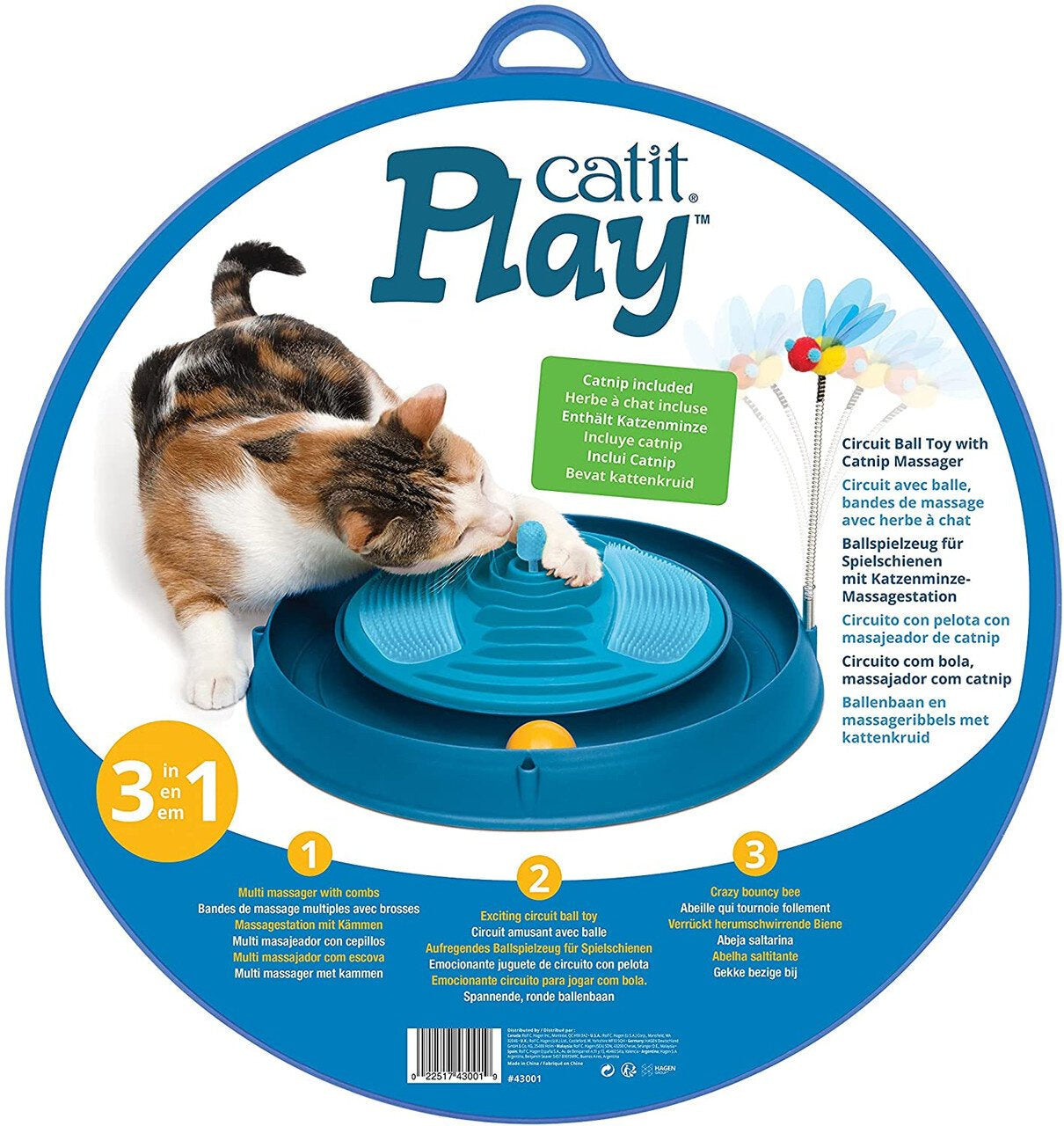 petware Toys Catit Play & Scratch Blue