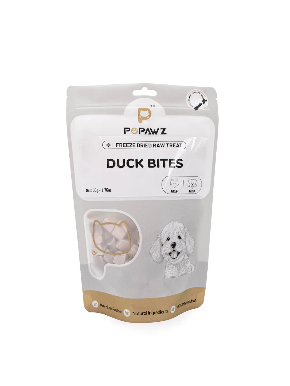 POPAWZ Treats POPAWZ Freeze-Dried Duck Bites