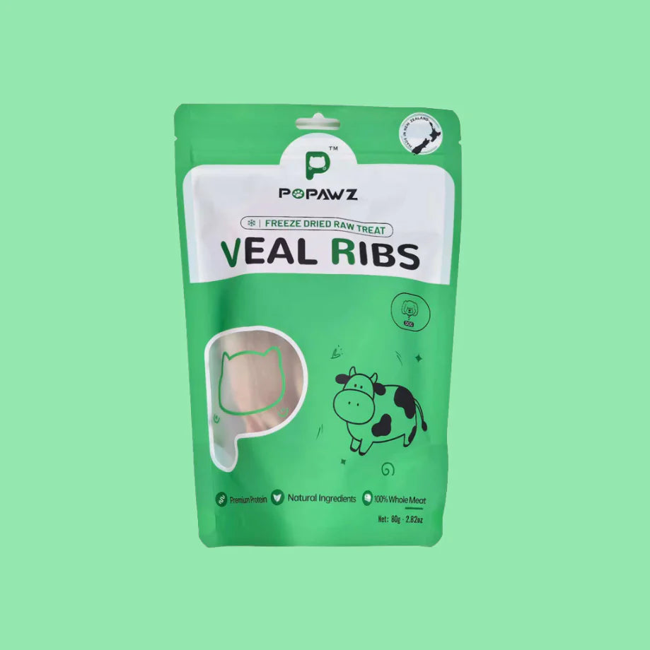 POPAWZ Treats POPAWZ Freeze-Dried Veal Ribs
