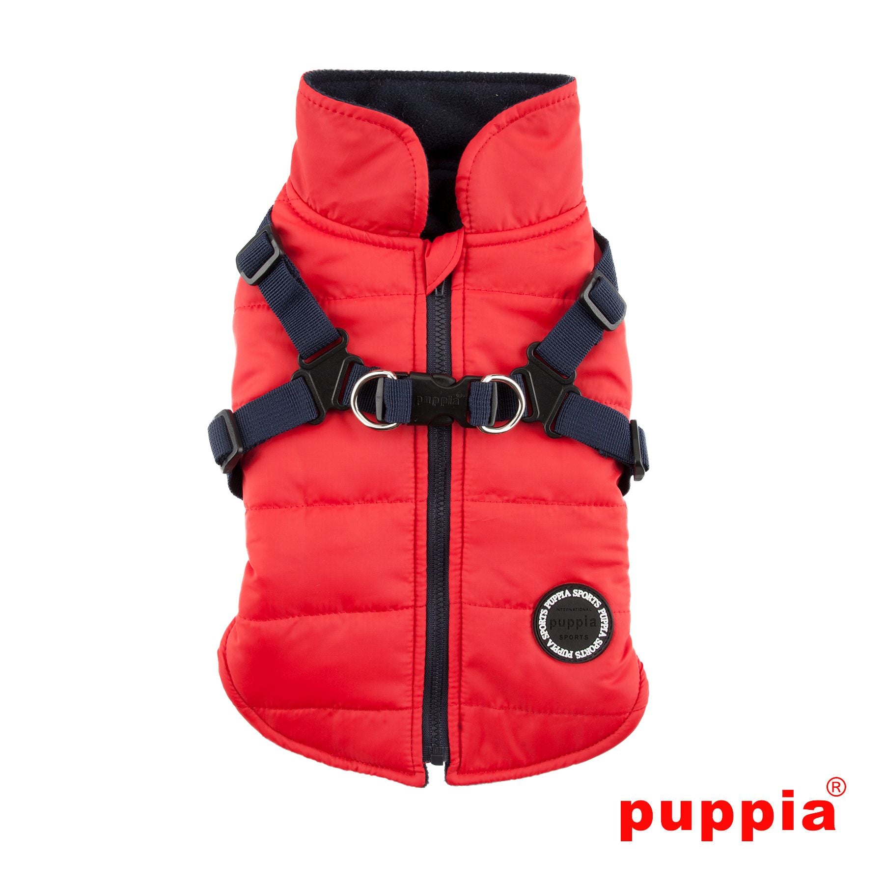 Puppia Apparel Red / M Puppia Mountaineer II Harness Jumper/Jacket