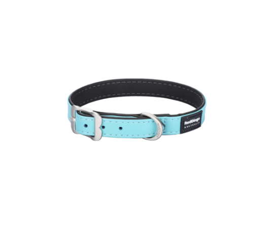 Red Dingo Collars / Leads 12mmx25cm / Turquoise Red Dingo Dog Buckle Collar Vegan Leather