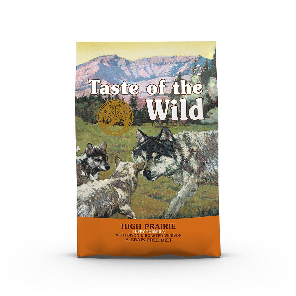 Taste of the Wild Biscuits 2kg Taste of the Wild High Prairie Grain Free Puppy Dry Dog Food