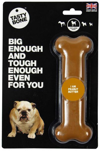 Tasty Bone Toys Nylon Tasty Bone Peanut Butter Chew Toy