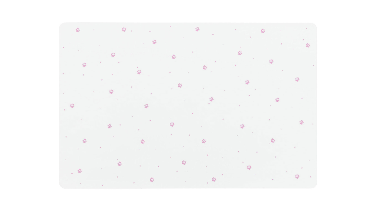 TRIXIE accessories Pink Paws Placemat 28 x 44 cm