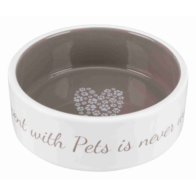 TRIXIE bowls Ceramic Pet Bowl 12cm - Mocha