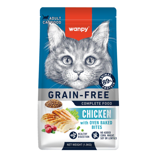 Wanpy Biscuits Wanpy Grain Free Chicken Recipe Cat Dry Food