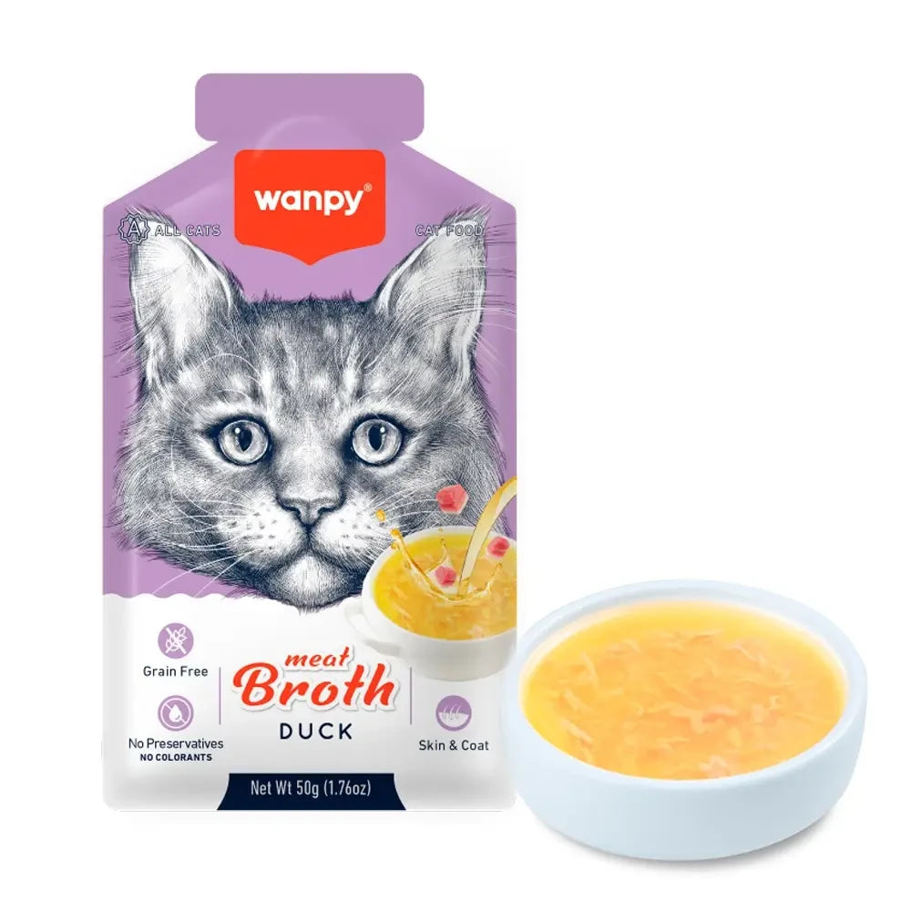 Wanpy Other Pet food Duck Wanpy Meat Broth for Cats 50g