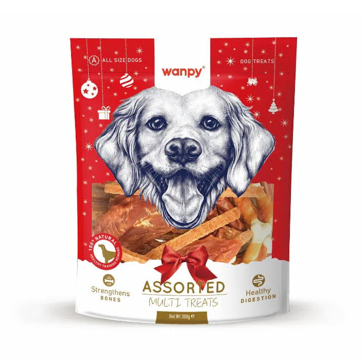 Wanpy Treats Wanpy Dog Christmas Multi Pack 300g