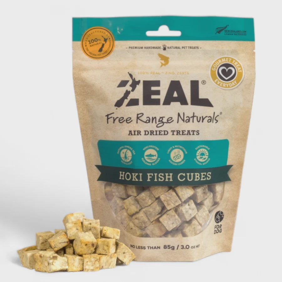 Zeal Treats Zeal Hoki Fish Cubes 85g