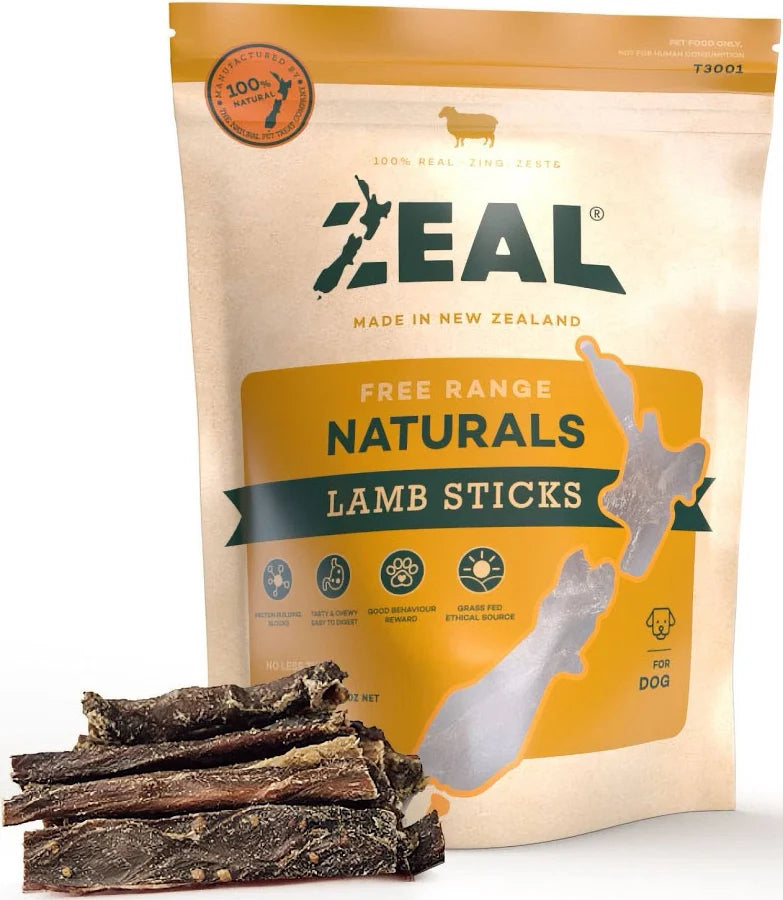 Zeal Treats Zeal Lamb Sticks 125g