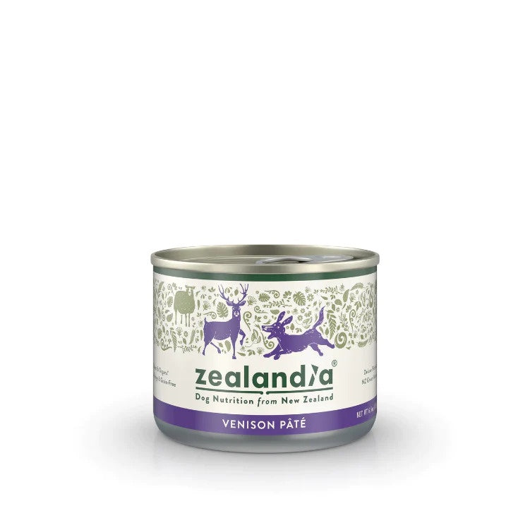 Zealandia Canned Food Zealandia Dog Venison Pate Can 185g