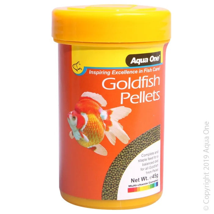 Aqua One fish food Aqua One Goldfish Pellets Food 45g