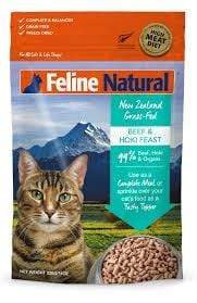 feline naturals Freeze Dried Feline Natural Freeze Dried Beef & Hoki Feast