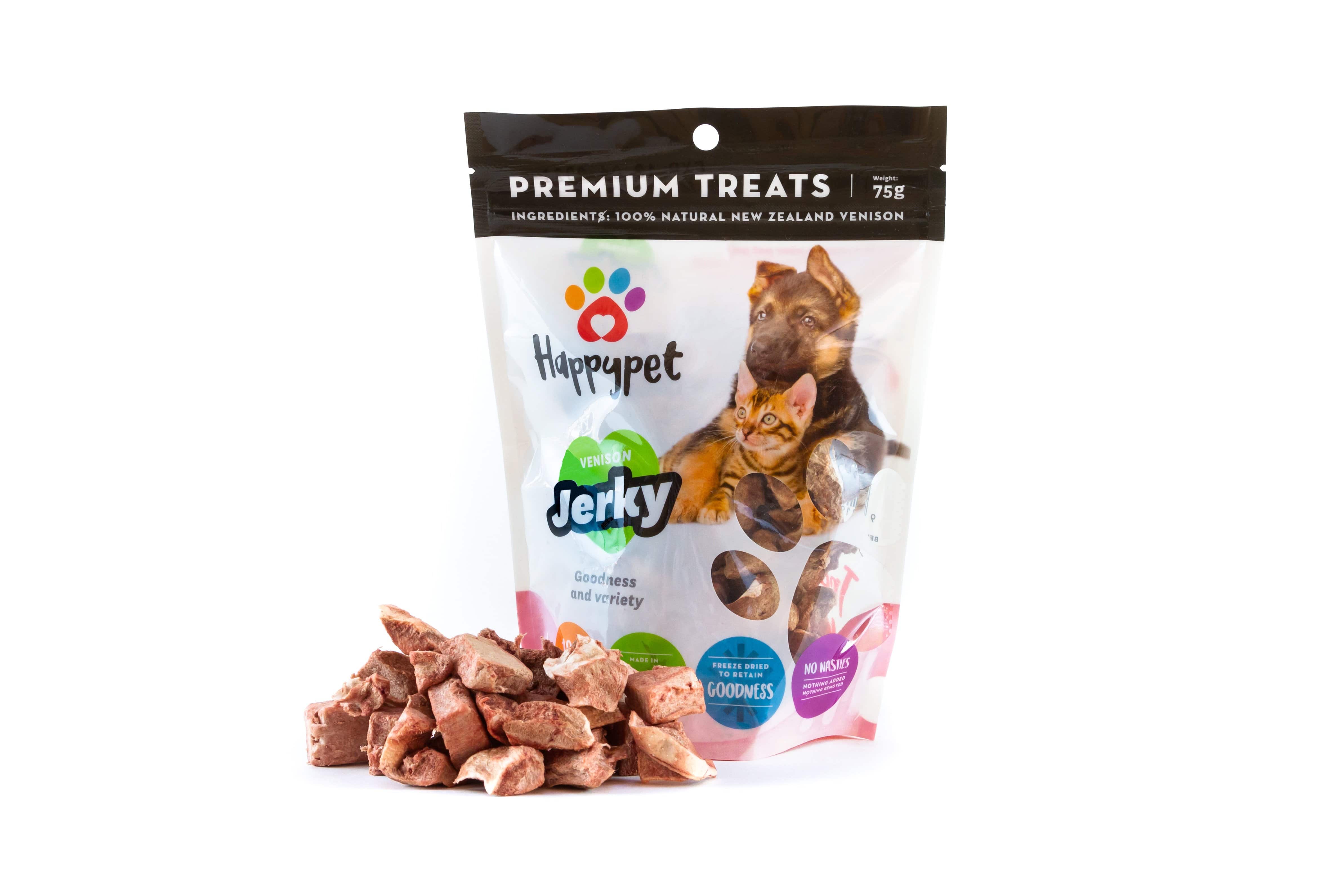 Happy Pets Treats Happy Pet Venison Jerky 75g