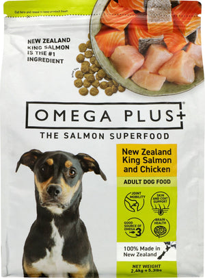omegaplus Biscuits OmegaPlus Salmon Chicken Dog Food 2.4kg