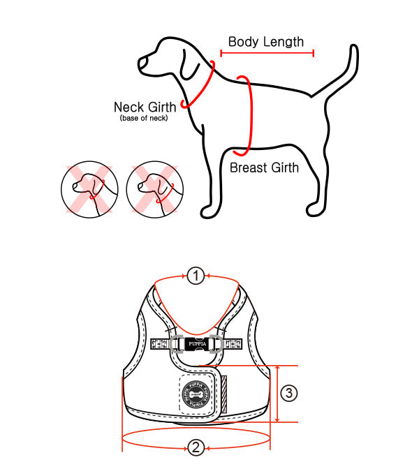Puppia Harnesses / Haltis Puppia Soft Vest Harness Pro