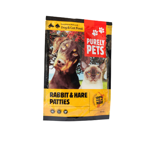 Purely Pets Frozen Food Purely Pets Rabbit / Hare Patties 1kg