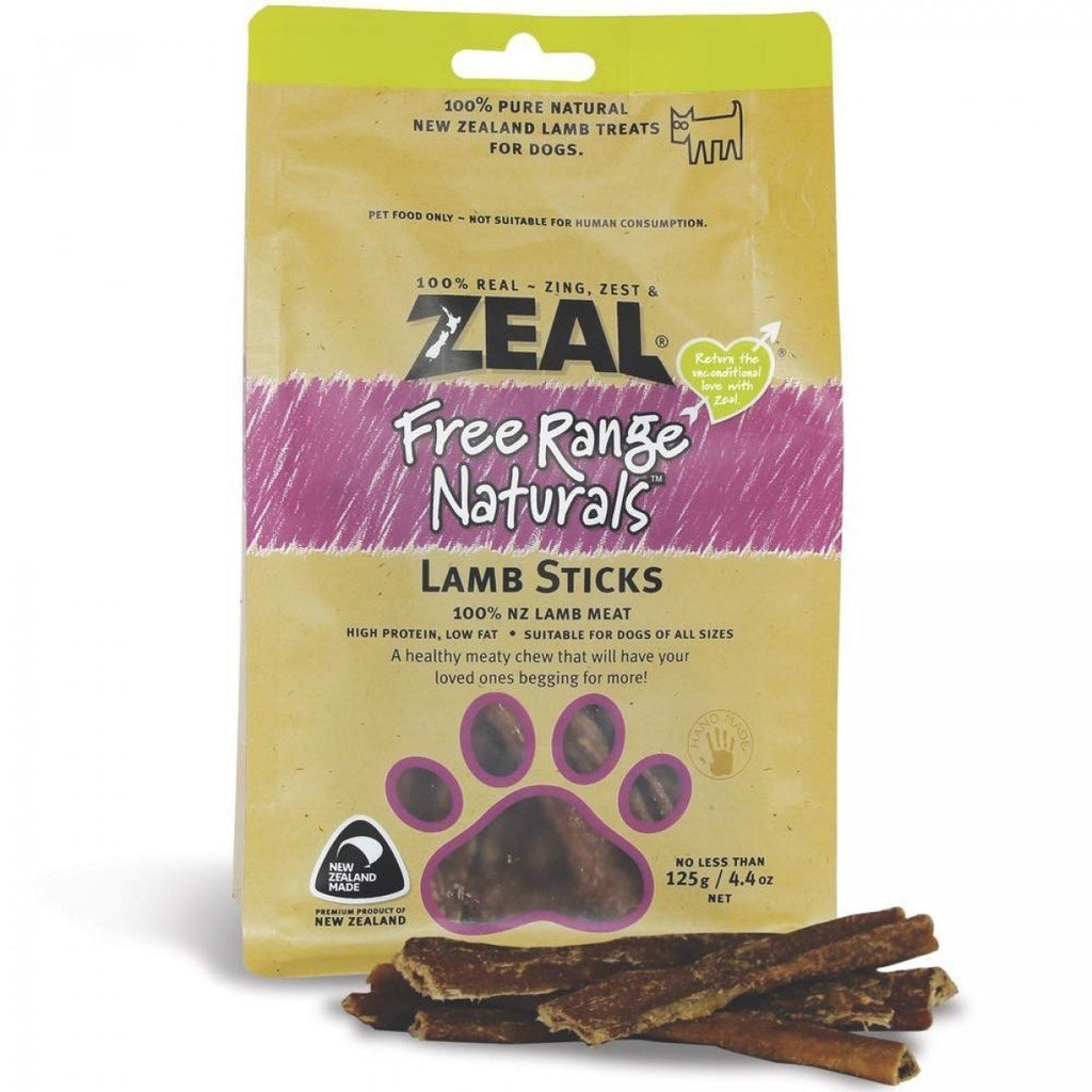 Zeal Treats Zeal Lamb Sticks 125g