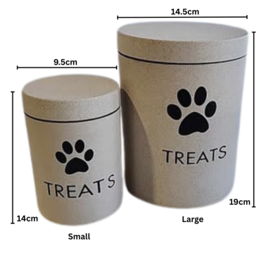3Bears Treats 3Bears Earthy Treat Canister Beige