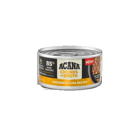 Acana Canned Food ACANA Cat Chicken & Tuna Chunks in Broth 85g