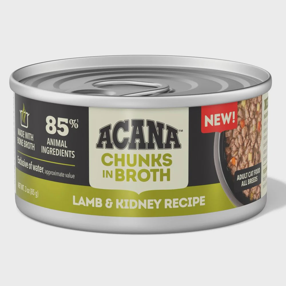 Acana Canned Food ACANA Cat Lamb  & Kidney Chunks in Broth 155g